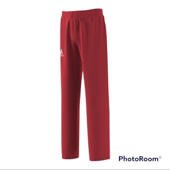 ADIDAS XL Youth Fleece Pant Red NWT - Picture 1 of 5